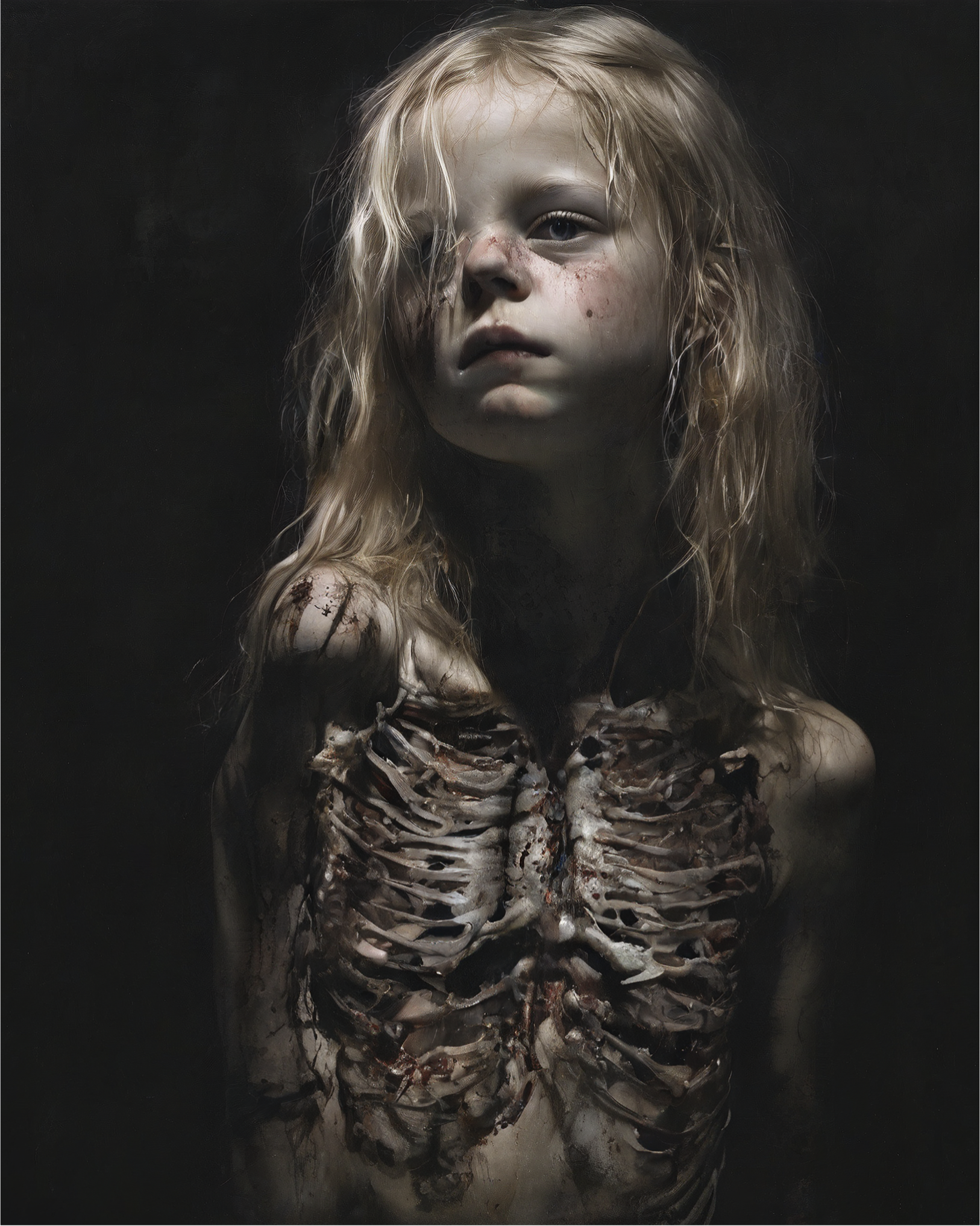 Initium Dissolutionis I - Öl auf Leinwand 59 × 79 cm